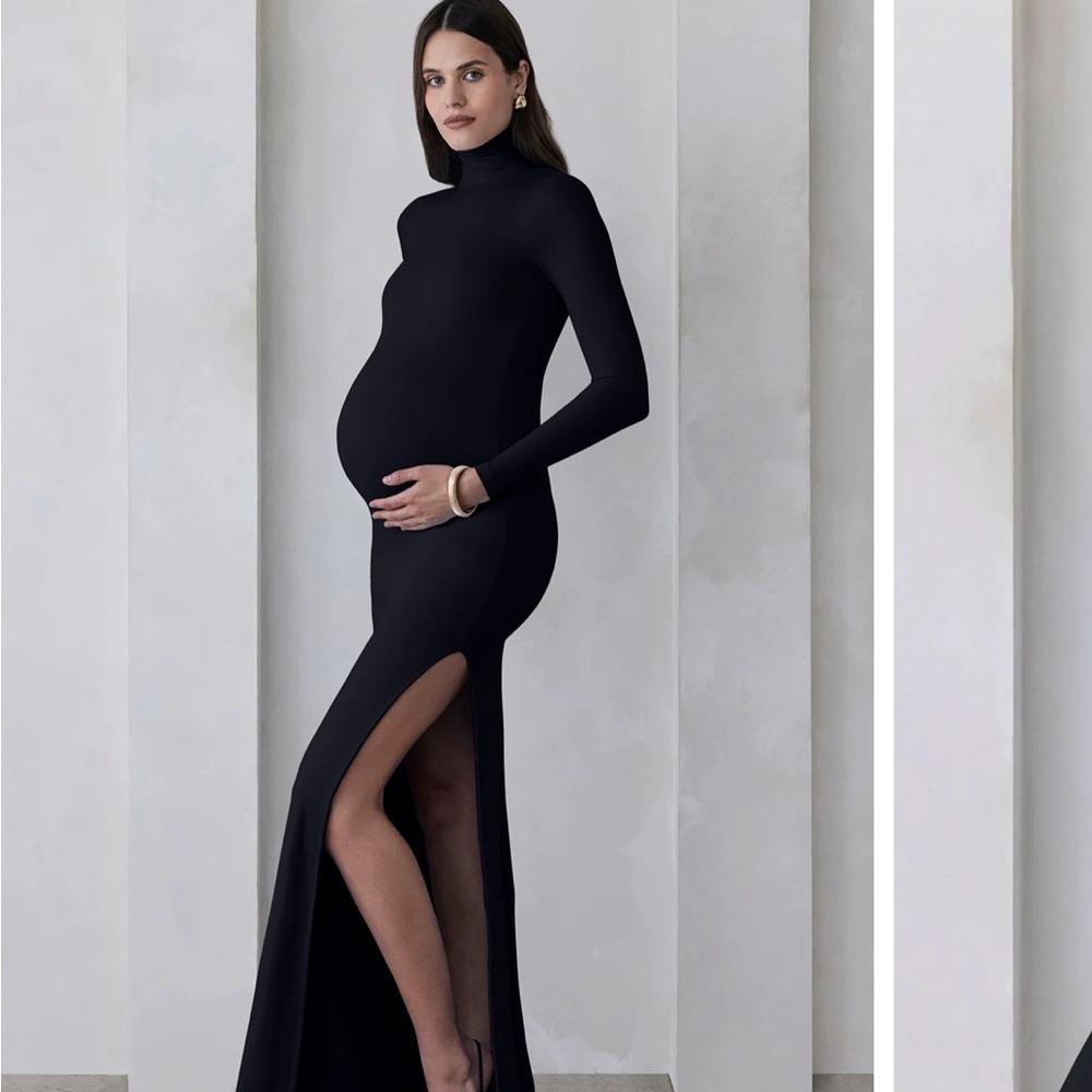 Black Bumpsuit Monica Dress
